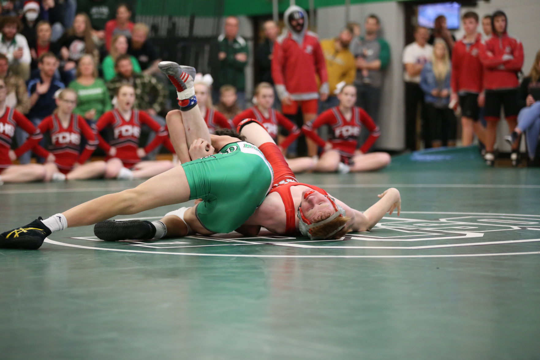 Osage, Forest City, Clarion and New Hampton wrestling, Dec. 22, 2017